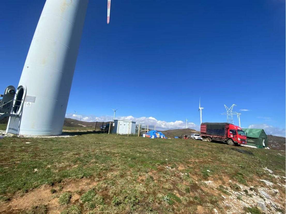 文山丘北縣趕馬路風電場風機基礎防水及加固工程